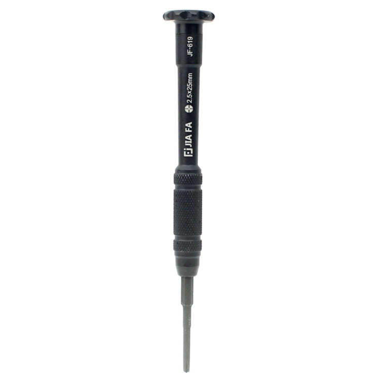 JIAFA JF-619-2.5 Hollow Cross Tip 2.5 x 30mm Repair Middle Bezel Screwdriver for iPhone(Black)