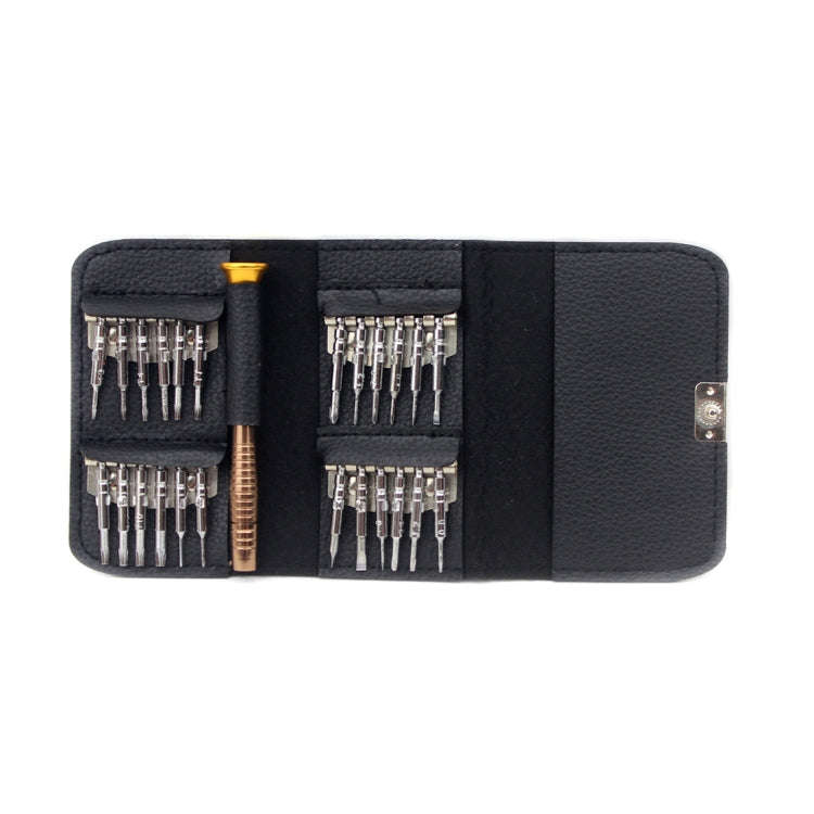 JIAFA JF-8129 24 in 1 Professional Multi-functional Screwdriver Set with Carrying Bag(Gold)