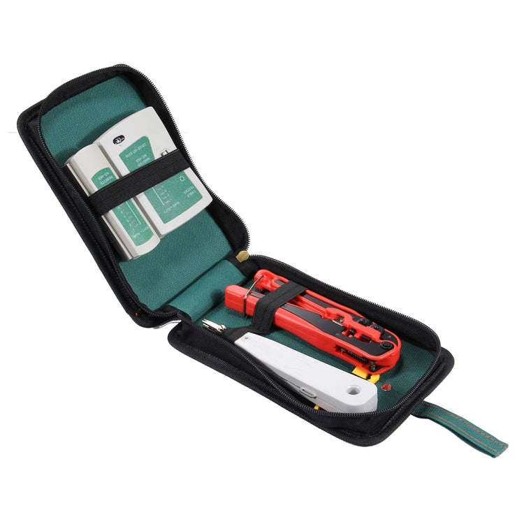 WLXY 4 in 1 Portable Crimping Stripper Punch Down  Wire Line Detector Ethernet Network Cable Test...