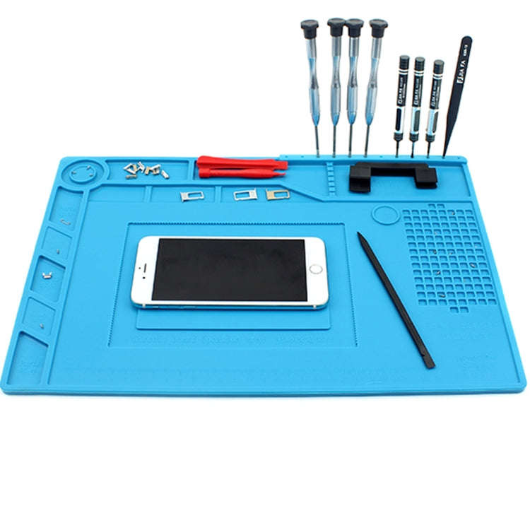 JIAFA S-150 Maintenance Platform Heat-resistant Repair Insulation Pad Silicone Mats with Screws P...