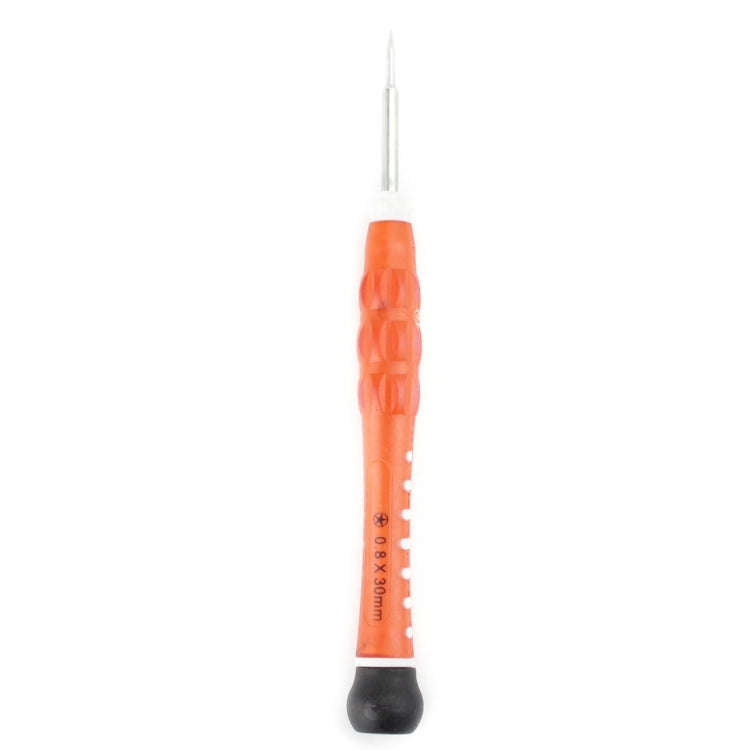 Professional Repair Tool Open Tool 0.8 x 30mm Pentacle Tip Socket Screwdriver(Orange)