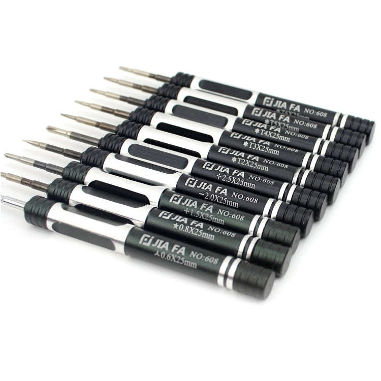 JF-8134 10 in 1 Multi-model Available Metal Mobile Phone Repair Tool Combination Screwdriver