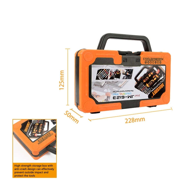 JAKEMY JM-6123 31 in 1 Color Ring Professional Screwdriver Repair Tool Set