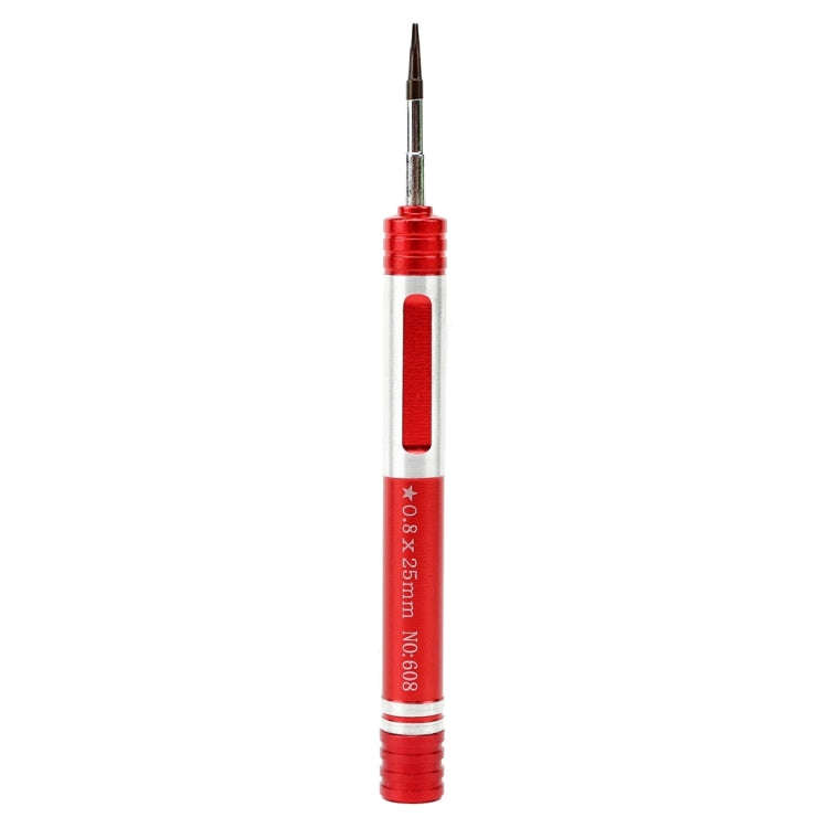 608-0.8 Pentalobe 0.8 Screwdriver for iPhone Charging Port Screws(Red)