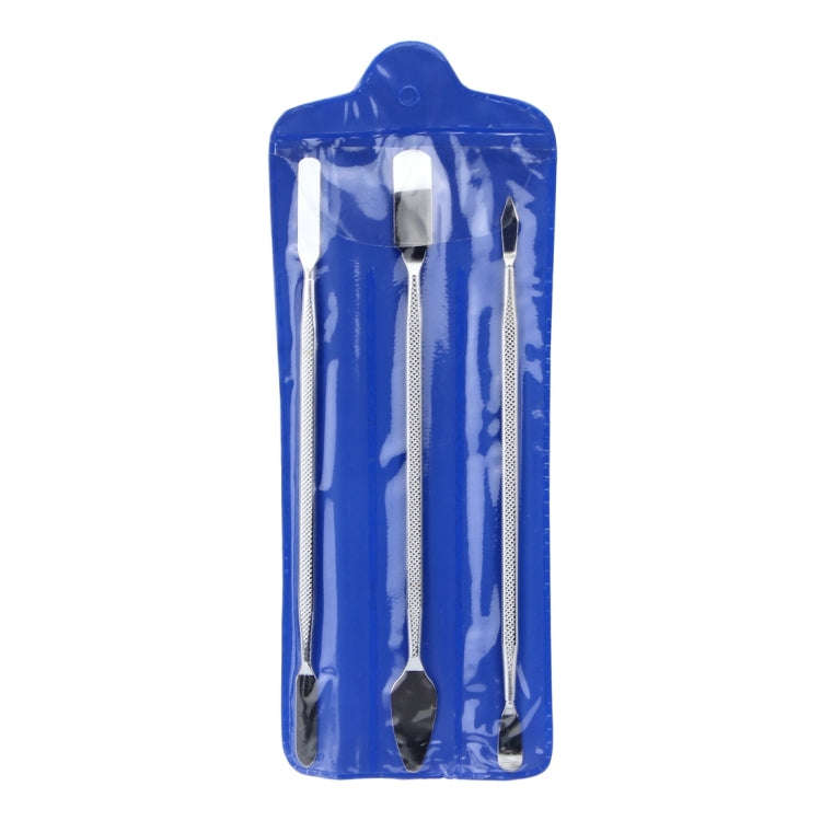 JF-901 3 in 1 Double Head Metal Crowbar Repair Tools Set for Mobile Phone / Tablet / Electronic p...
