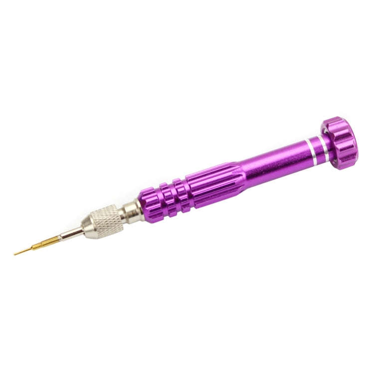 JF-6688 5 in 1 Metal Multi-purpose Pen Style Screwdriver Set for Phone Repair(Purple)
