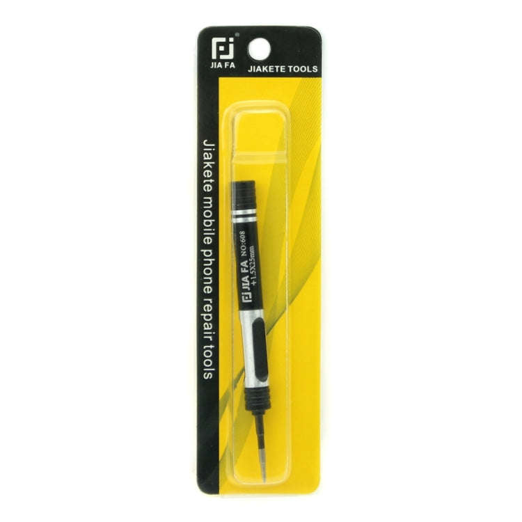 JIAFA JF-608-01 Cross 1.5 Mobile Phone Repair Screwdriver(Black)
