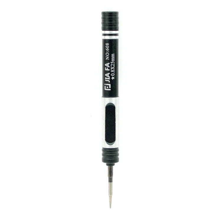 JIAFA JF-608-02 Five Star 0.8 Screwdriver for iPhone Charging Port Screws(Black)