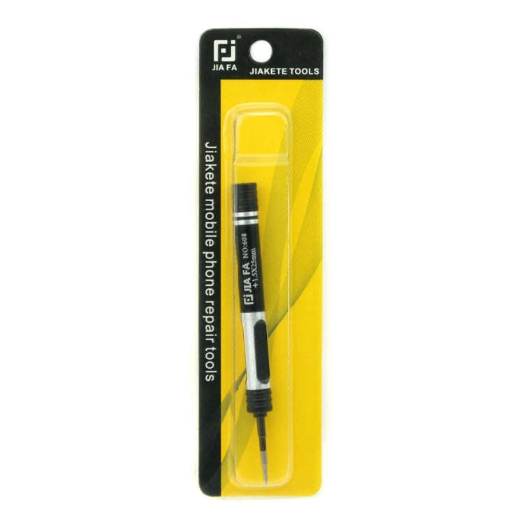 JIAFA JF-608-02 Five Star 0.8 Screwdriver for iPhone Charging Port Screws(Black)