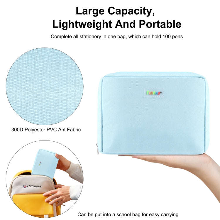 FunAdd Large-capacity Pencil Case Storage Organizer Ant ClothCosmetic Bag, Size: 230 x 170 x 75mm...