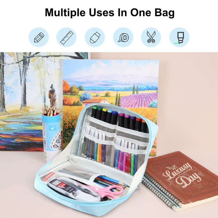 FunAdd Large-capacity Pencil Case Storage Organizer Ant ClothCosmetic Bag, Size: 230 x 170 x 75mm...