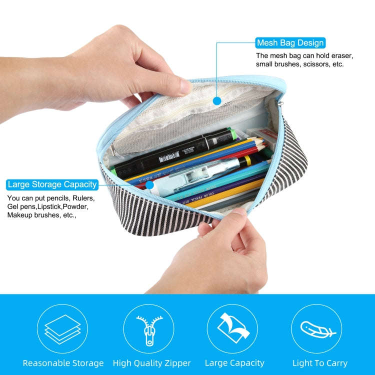 FunAdd Pencil Case Cosmetic Storage Organizer Ant Cloth Glasses Bag, Size: 230 x 110 x 70mm (Ligh...
