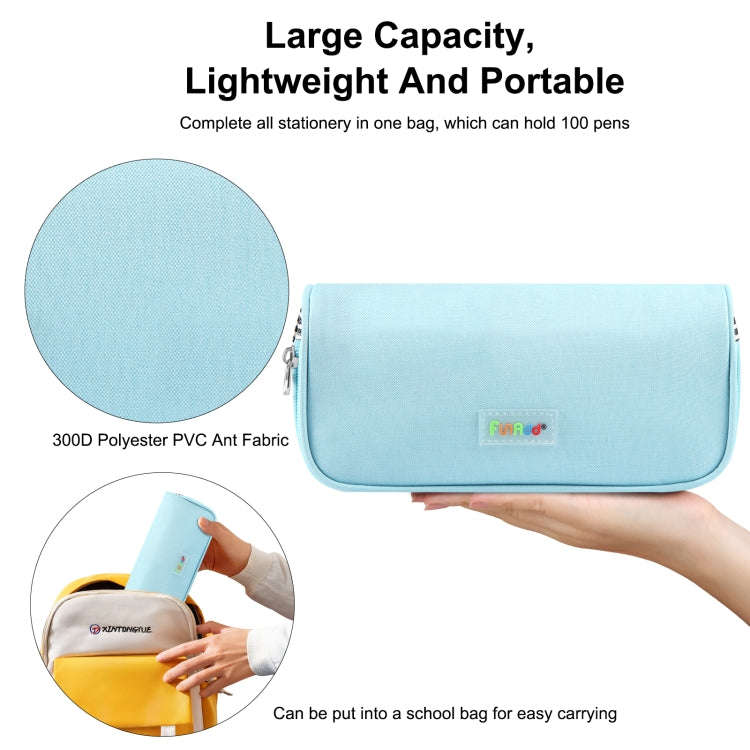 FunAdd Pencil Case Cosmetic Storage Organizer Ant Cloth Glasses Bag, Size: 230 x 110 x 70mm (Ligh...