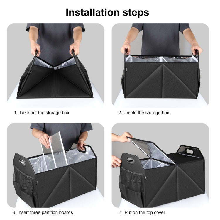 FunAdd Foldable Storage Fresh Box Vehicle Trunk Organizer Bag Transportation Fresh-keeping Box (B...