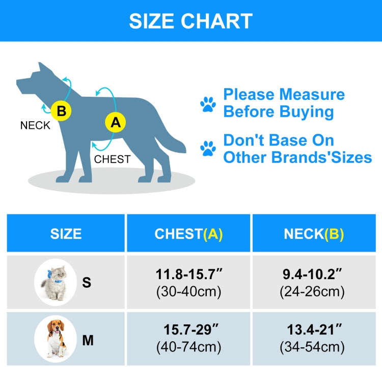 FunAdd Traction Rope Reflective Breathable Nylon Pet Vest Dog Harness, Size: S (Blue)