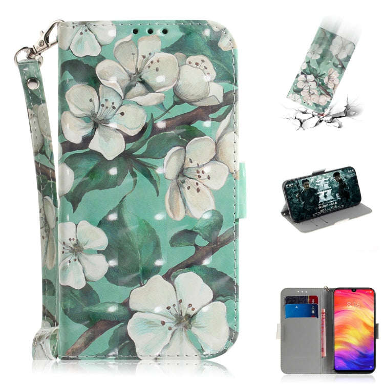 3D Coloured Drawing Horizontal Flip Leather Case with Holder & Card Slots & Wallet For Huawei P30...