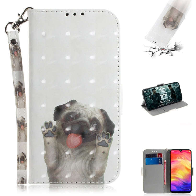 3D Coloured Drawing Horizontal Flip Leather Case with Holder & Card Slots & Wallet For Huawei P30...