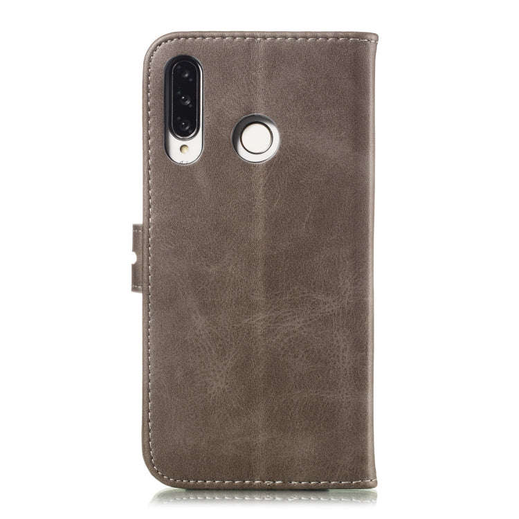 Leather Protective Case For Huawei P30 Lite(Gray)