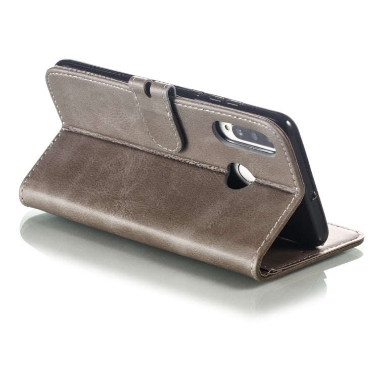 Leather Protective Case For Huawei P30 Lite(Gray)