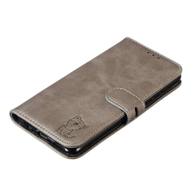 Leather Protective Case For Huawei P30 Lite(Gray)