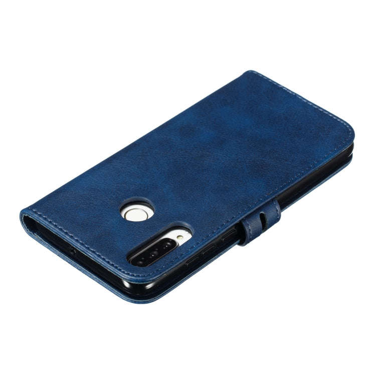 Leather Protective Case For Huawei P30 Lite(Blue)