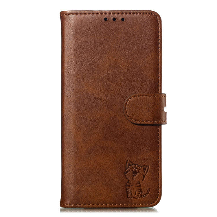 Leather Protective Case For Huawei P30 Lite(Brown)