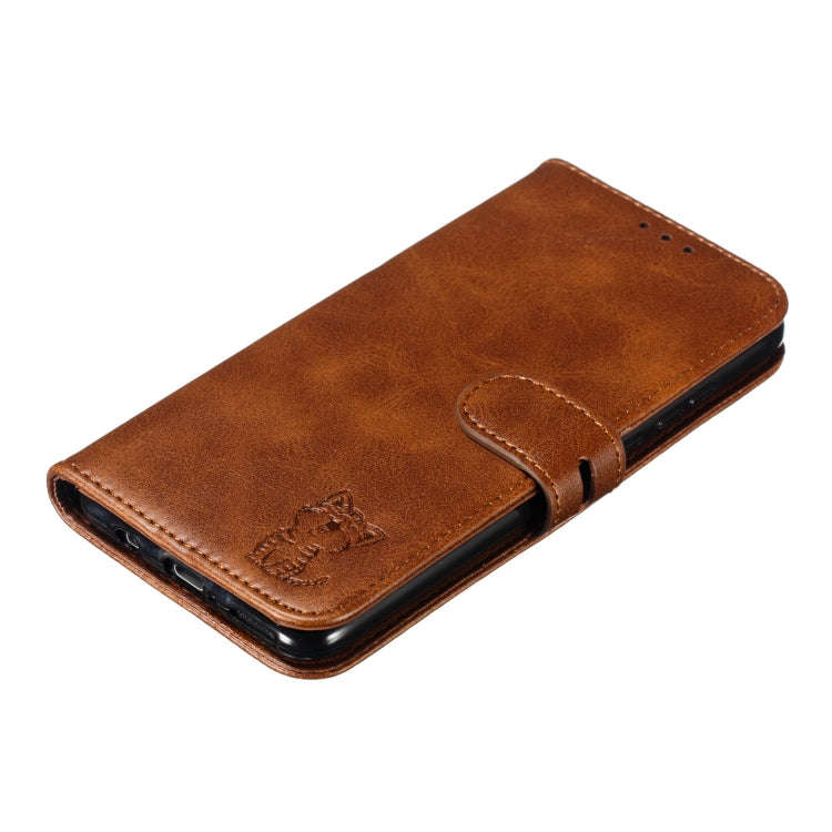 Leather Protective Case For Huawei P30 Lite(Brown)