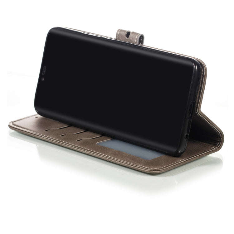 Leather Protective Case For Huawei Mate 20 Pro(Gray)