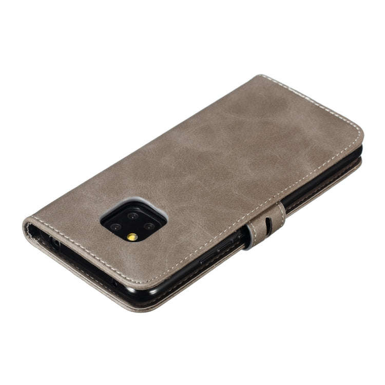 Leather Protective Case For Huawei Mate 20 Pro(Gray)