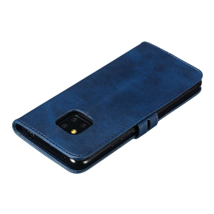 Leather Protective Case For Huawei Mate 20 Pro(Blue)
