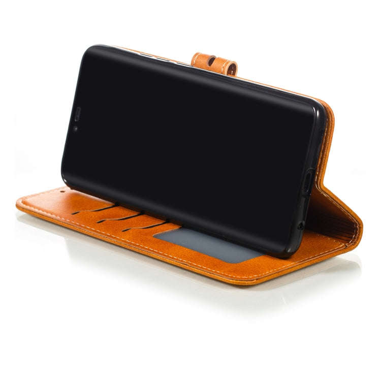 Leather Protective Case For Huawei Mate 20 Pro(Yellow)