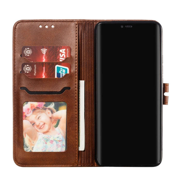 Leather Protective Case For Huawei Mate 20 Pro(Brown)