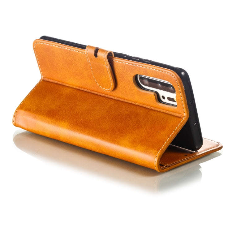 Leather Protective Case For Huawei P30 Pro(Yellow)