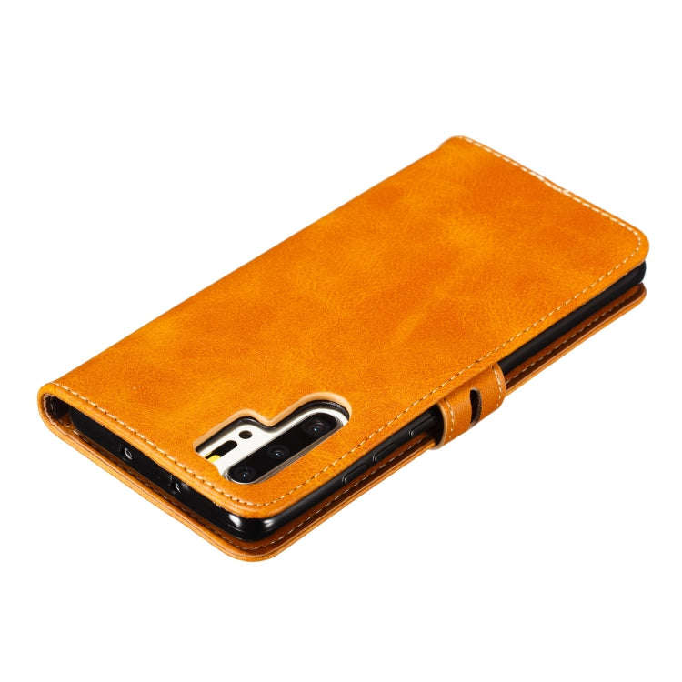 Leather Protective Case For Huawei P30 Pro(Yellow)