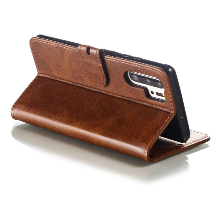 Leather Protective Case For Huawei P30 Pro(Brown)