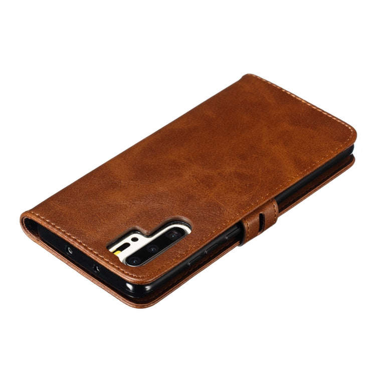 Leather Protective Case For Huawei P30 Pro(Brown)