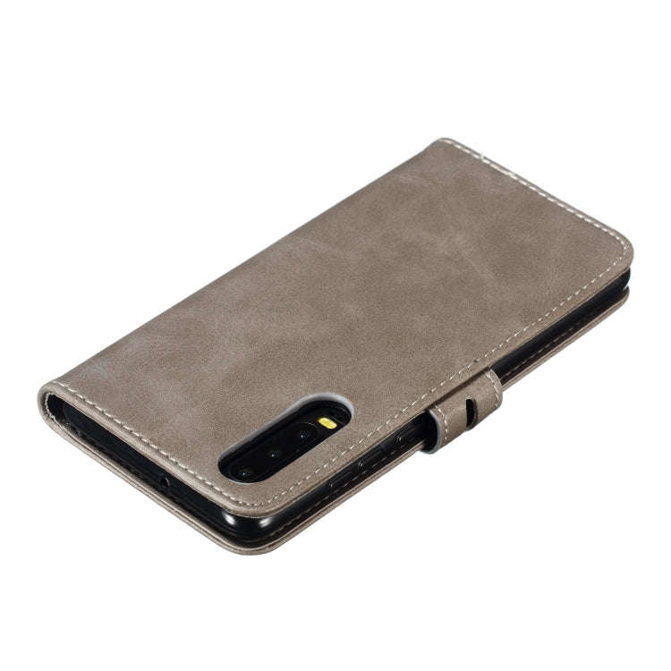 Leather Protective Case For Huawei P30(Gray)