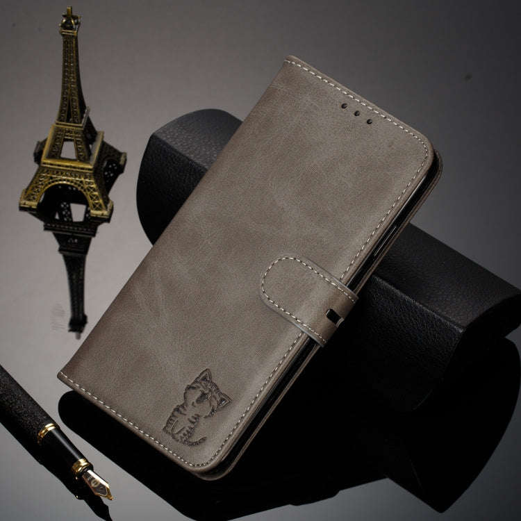 Leather Protective Case For Huawei P30(Gray)