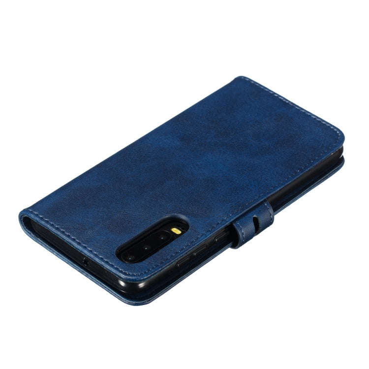 Leather Protective Case For Huawei P30(Blue)