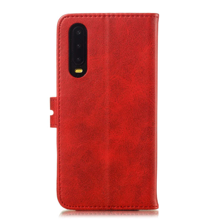 Leather Protective Case For Huawei P30(Red)