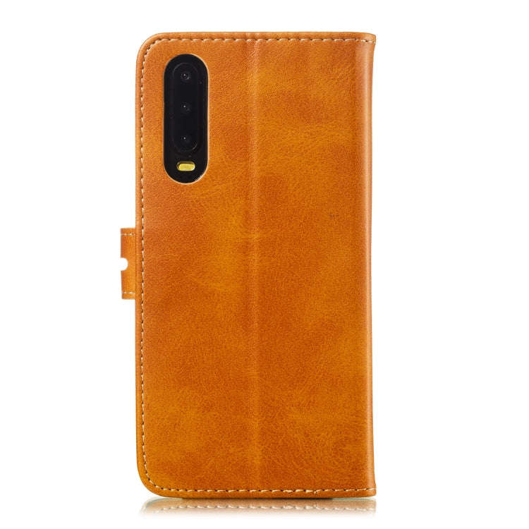 Leather Protective Case For Huawei P30(Yellow)