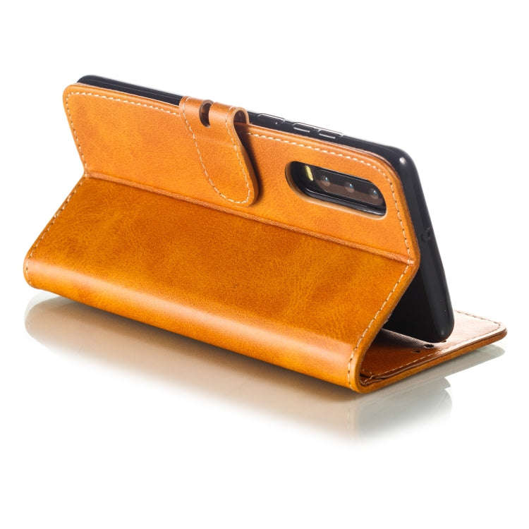 Leather Protective Case For Huawei P30(Yellow)