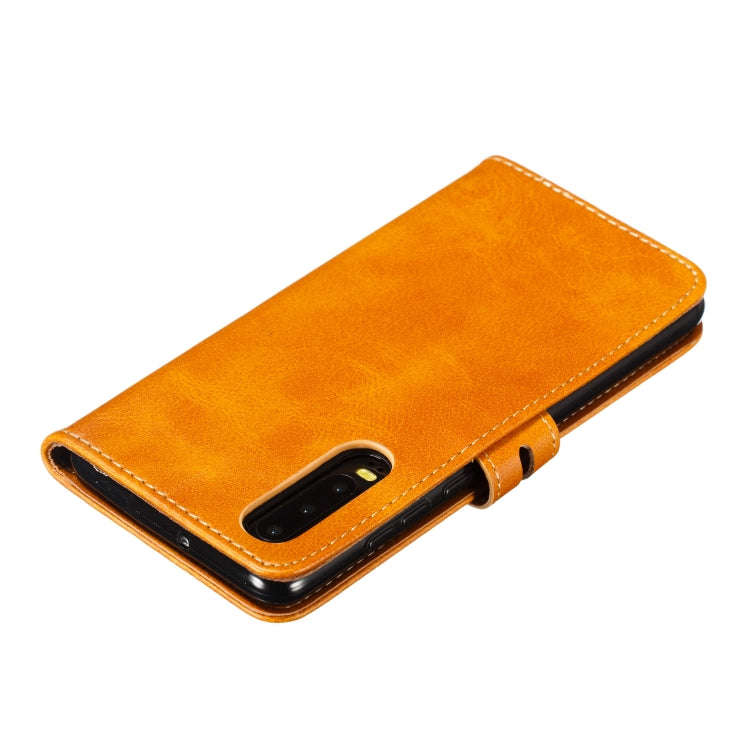 Leather Protective Case For Huawei P30(Yellow)