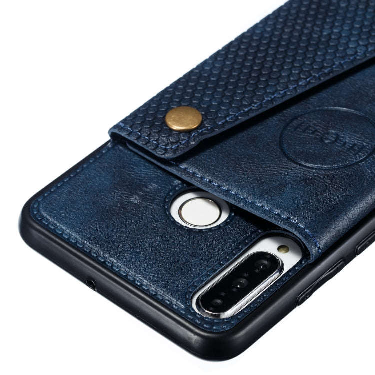 Leather Protective Case For Huawei P30 Lite(Blue)