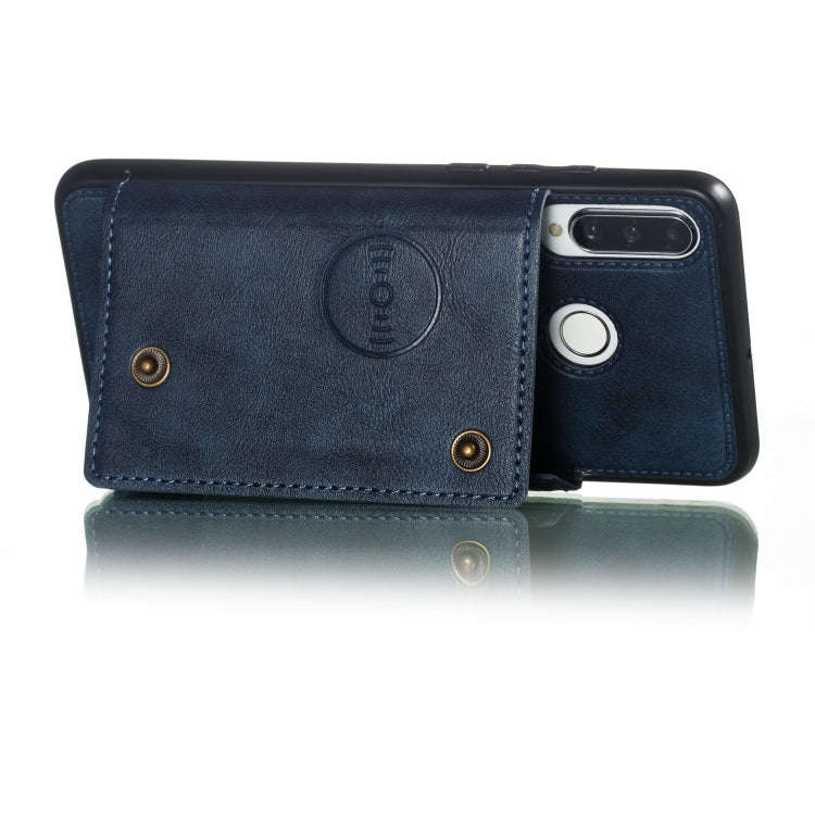 Leather Protective Case For Huawei P30 Lite(Blue)