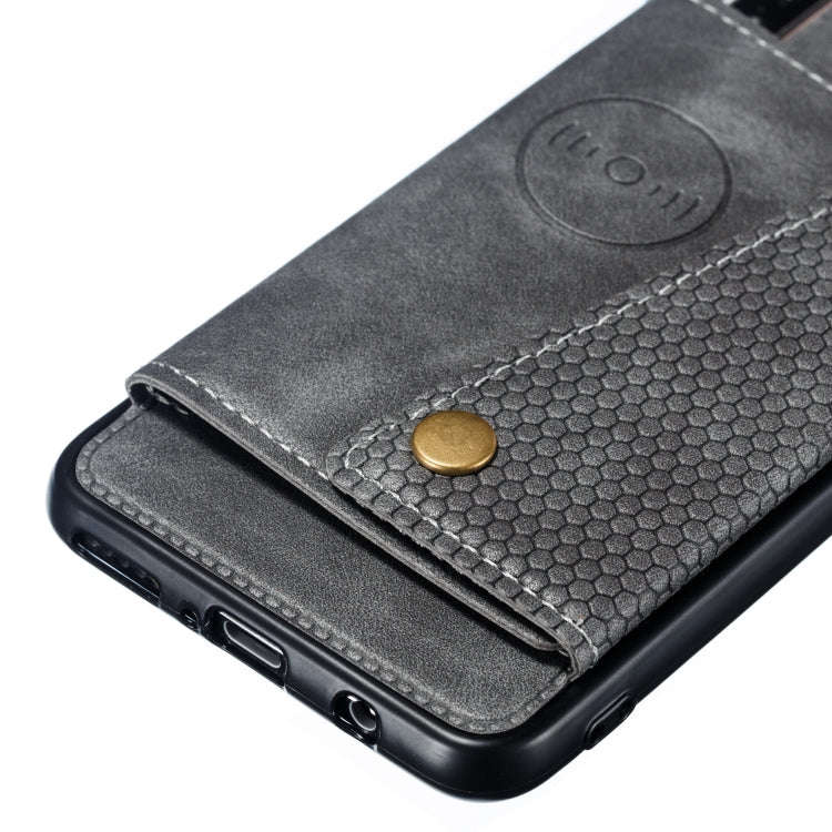 Leather Protective Case For Huawei P30 Lite(Gray)