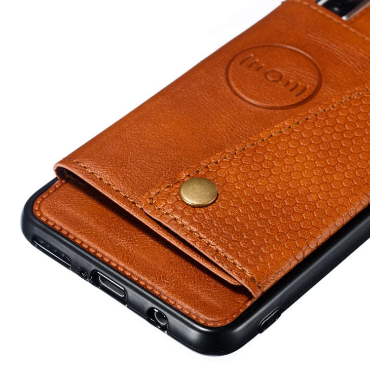 Leather Protective Case For Huawei P30 Lite(Brown)