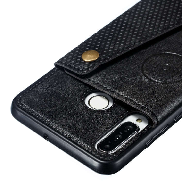 Leather Protective Case For Huawei P30 Lite(Black)