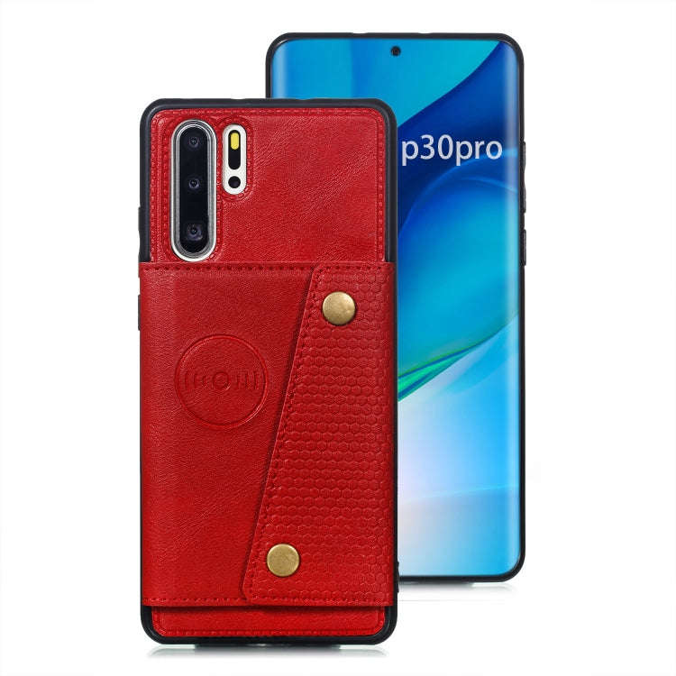 Leather Protective Case For Huawei P30 Pro(Red)