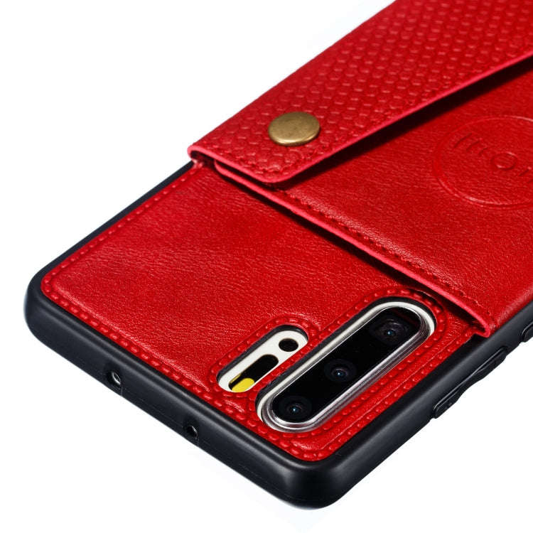 Leather Protective Case For Huawei P30 Pro(Red)